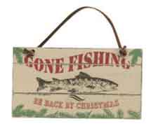 Big Sky Gone Fishing Ornament